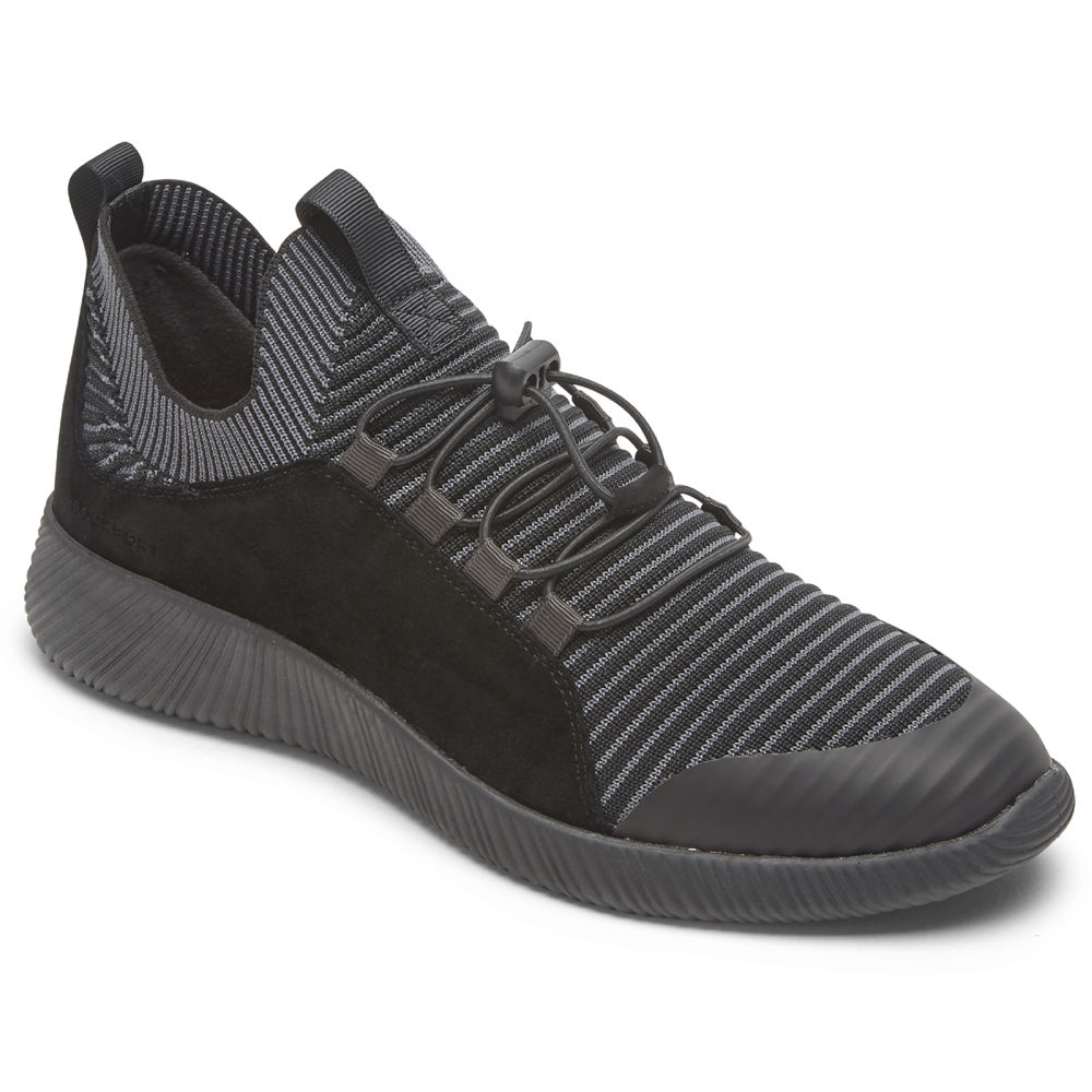 Rockport Sneakers Dam Svarta - City Lites Robyne Knit Bungee - BMSUO2306